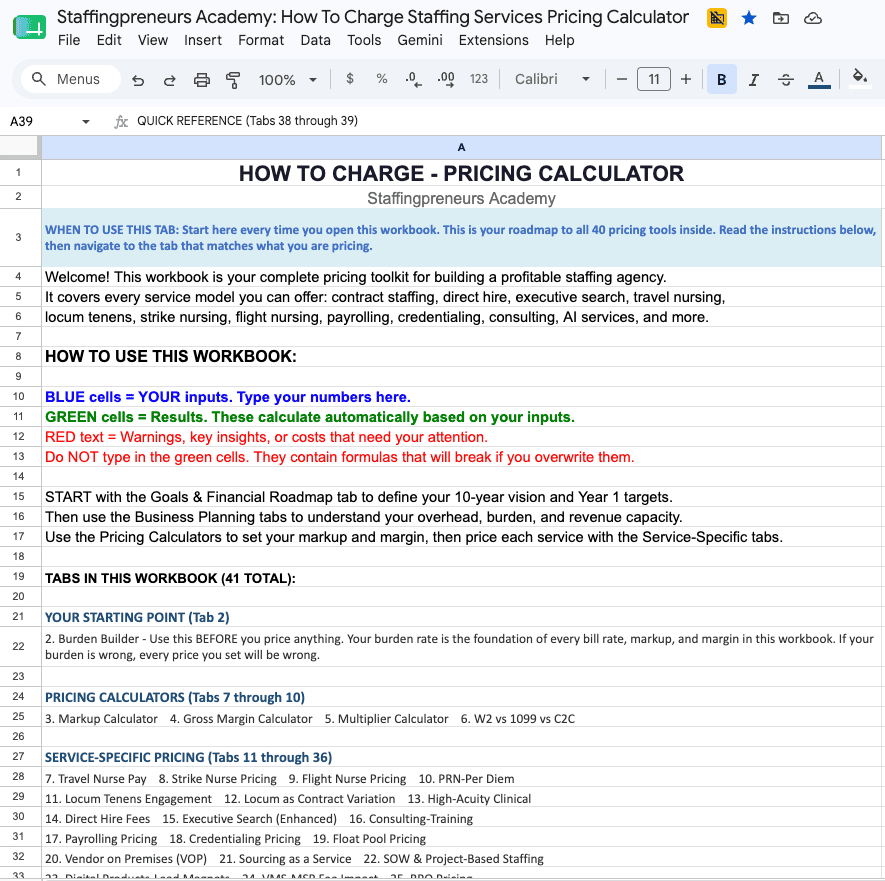 How To Charge Staffing Services Pricing Calculator - Image 2