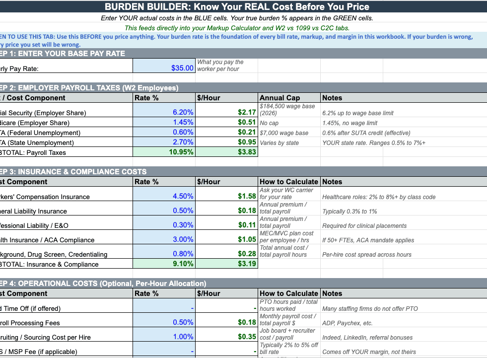 How To Charge Staffing Services Pricing Calculator - Image 3