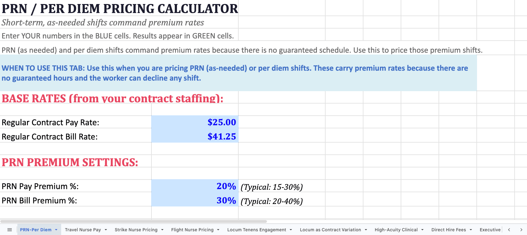 How To Charge Staffing Services Pricing Calculator - Image 6