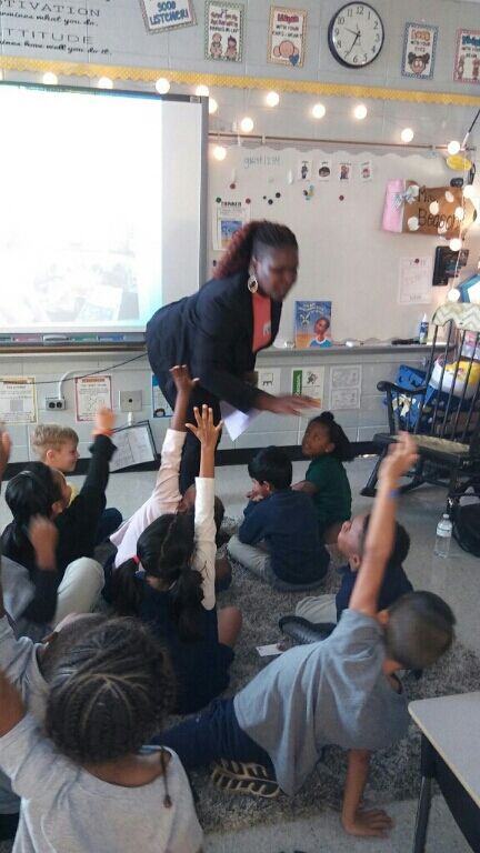 Dee Williams, Audacionaire Elementary School Career Day