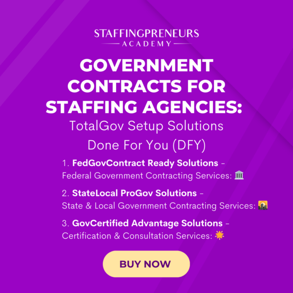TotalGov Government Contracting Solutions for Staffing Agencies
