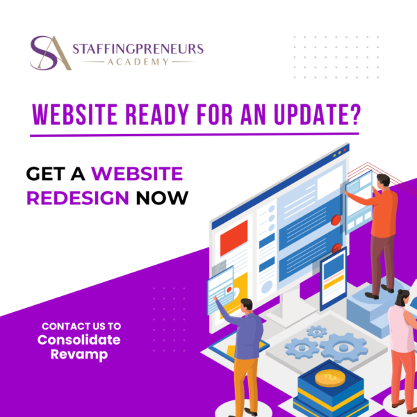Website Redesign Services for Staffingpreneurs